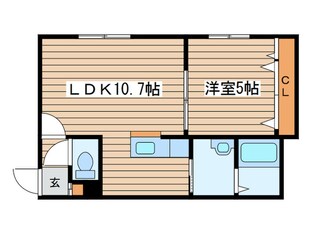 アールベリ元町の物件間取画像